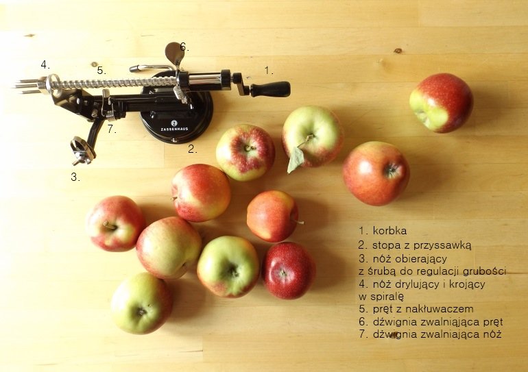 Maszynka do obierania jabłek ręczna Zassenhaus