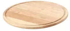 Drewniany talerz do pizzy 33 cm Continenta kauczukowiec