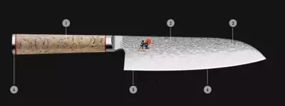 Japoński nóż Santoku MIYABI 5000MCD