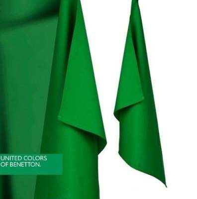 Fartuch kuchenny i ściereczki United Colors of Benetton Onecolour green