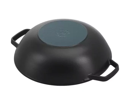 Wok żeliwny Staub czerwony 30 cm