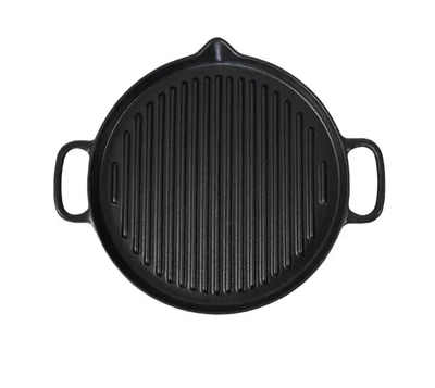 Żeliwny grill okrągły Chasseur 24 cm