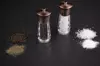 Komplet akrylowych młynków do pieprzu i soli Cole Mason kolor miedziany